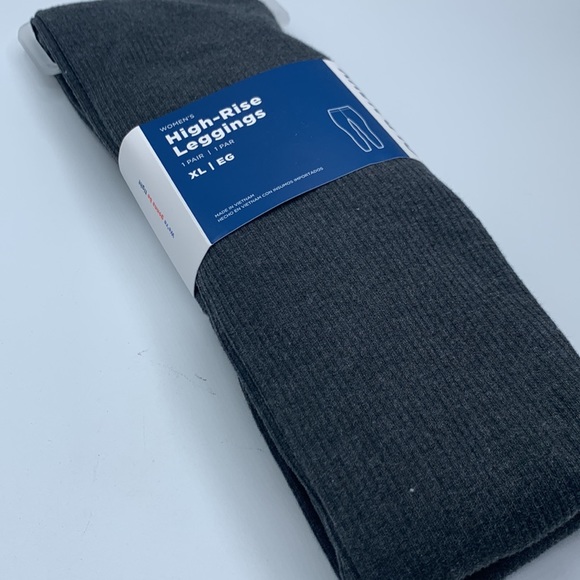 Women’s High Waisted Rib-Knit Leggings - Picture 1 of 8